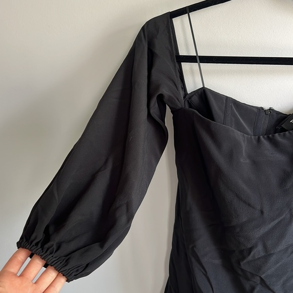 Theory Laureema Silk off the shoulder strapless top - Picture 5 of 8